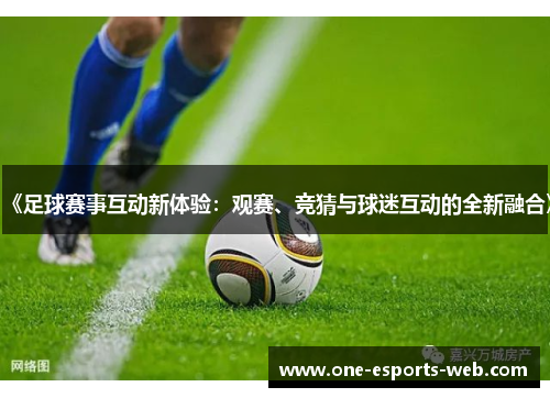 《足球赛事互动新体验：观赛、竞猜与球迷互动的全新融合》